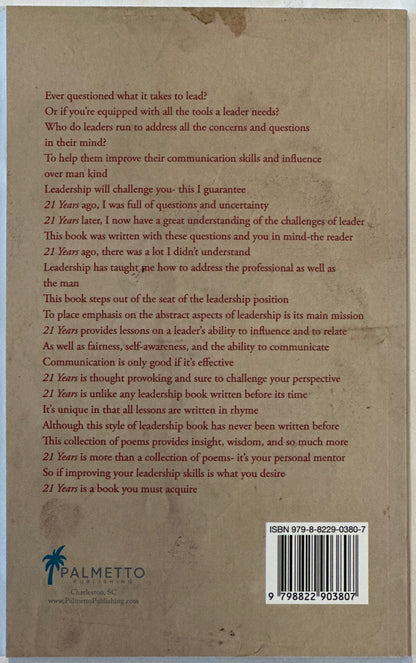 21 Years…A Collection of Poems on Leadership